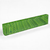 Porte-nom Pour Bureau Feuille de palme