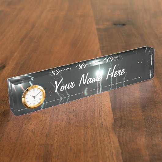Porte-nom Pour Bureau Feux (Taille)