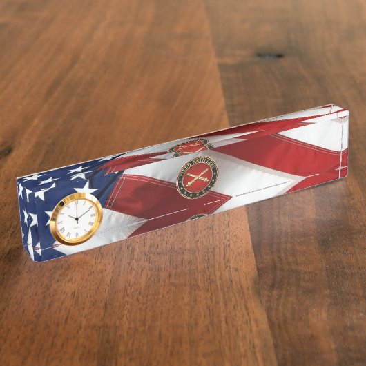 Porte-nom Pour Bureau Field Artillery Branch Insignia Special Edition (Taille)