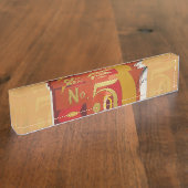 Porte-nom Pour Bureau Figure de Cudern Art moderne (Taille)