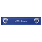 Porte-nom Pour Bureau Filet paramétrique (Devant)