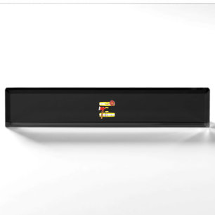 Porte-nom Pour Bureau Firefighter Costume Fan Men Women
