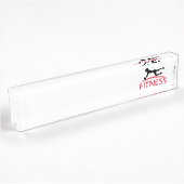 Porte-nom Pour Bureau Fitness