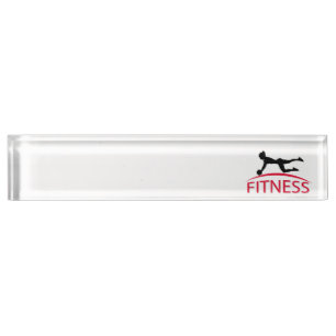 Porte-nom Pour Bureau Fitness