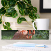 Porte-nom Pour Bureau Flamant rose rose parfait