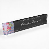 Porte-nom Pour Bureau Flamingo