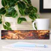 Porte-nom Pour Bureau Flamme orange