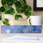 Porte-nom Pour Bureau Flèches de neige Iridescente