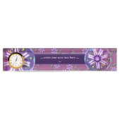 Porte-nom Pour Bureau Fleur dans le désert (Devant)