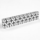 Porte-nom Pour Bureau Fleur de lis Motif Classic