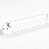 Porte-nom Pour Bureau Fleur rose noire