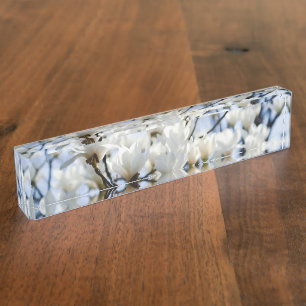 Porte-nom Pour Bureau Fleurs Bureau Personnalisé Destiny Destiny'S Namep