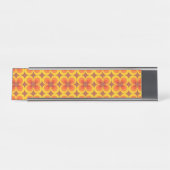 Porte-nom Pour Bureau Fleurs psychédéliques (Devant)