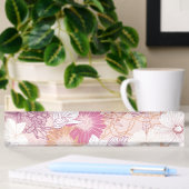 Porte-nom Pour Bureau Floral sans joint