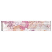 Porte-nom Pour Bureau Floral sans joint (Devant)