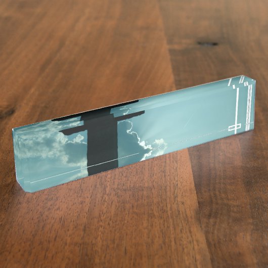 Porte-nom Pour Bureau Foi (Taille)