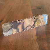 Porte-nom Pour Bureau Foi chrétienne Jésus Christ (Taille)