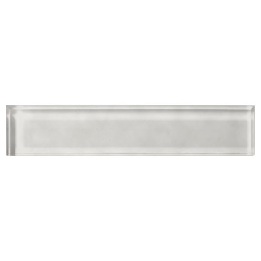Porte-nom Pour Bureau Fond de texture de parchemin gris clair (Devant)