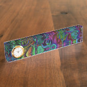 Porte-nom Pour Bureau Fonte cérébrale (Taille)