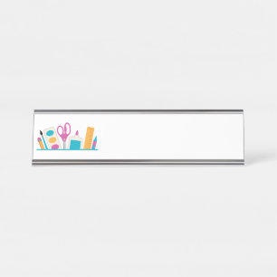 Porte-nom Pour Bureau Fournitures scolaires