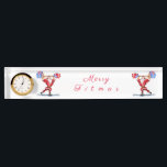 Porte-nom Pour Bureau Funky Christmas Desk Plaque Bodybuilder Santa Clau<br><div class="desc">Plaques de bureau de Noël amusantes avec Bodybuilder Santa Claus avec cadeaux de Noël - Cartoon amusant Peinture Funny Collection - Personnalisable - ou Choisissez / Ajouter votre texte unique / Nom / Couleur - Faites votre cadeau Accessoires de bureau spécial - Redimensionnez et déplacez ou ajoutez des éléments /...</div>