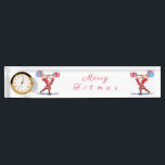 Porte-nom Pour Bureau Funky Christmas Desk Plaque Bodybuilder Santa Clau<br><div class="desc">Plaques de bureau de Noël amusantes avec Bodybuilder Santa Claus avec cadeaux de Noël - Cartoon amusant Peinture Funny Collection - Personnalisable - ou Choisissez / Ajouter votre texte unique / Nom / Couleur - Faites votre cadeau Accessoires de bureau spécial - Redimensionnez et déplacez ou ajoutez des éléments /...</div>