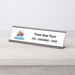 Porte-nom Pour Bureau Funny Cruise Ship