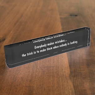 Porte-nom Pour Bureau Funny Office Executive