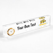 Porte-nom Pour Bureau Funny School Bus
