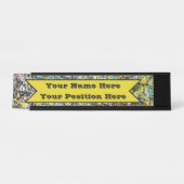 Porte-nom Pour Bureau Geared Toward Abstract Art Design Lover (Devant)