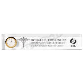 Porte-nom Pour Bureau Généticien du biologiste | personnalisé (Devant)