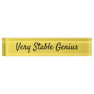 Porte-nom Pour Bureau Génie très stable