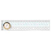 Porte-nom Pour Bureau Geometrics bleu (Devant)