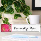 Porte-nom Pour Bureau Gerbera Daisy   