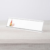 Porte-nom Pour Bureau Gnome Importance Quoi (Devant)