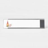 Porte-nom Pour Bureau Gnome Importance Quoi (Devant)