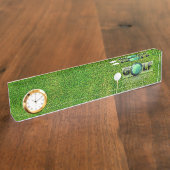 Porte-nom Pour Bureau Golf (Taille)