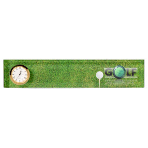 Porte-nom Pour Bureau Golf