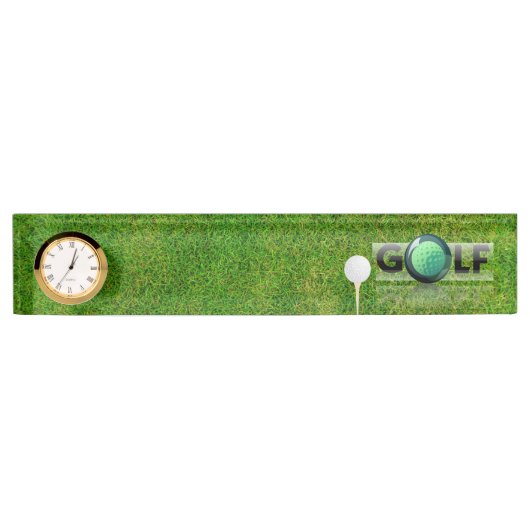 Porte-nom Pour Bureau Golf (Devant)