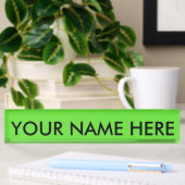 Porte-nom Pour Bureau GRAMPE VERT (couleur solide) ~