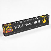 Porte-nom Pour Bureau Grill King