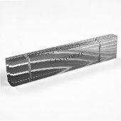 Porte-nom Pour Bureau Gris moderne