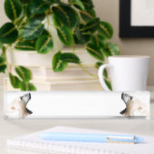 Porte-nom Pour Bureau Grondement d'ours blanc