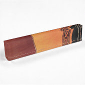 Porte-nom Pour Bureau Guitare acoustique