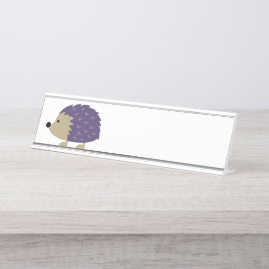 Porte-nom Pour Bureau Hérisson (Devant)
