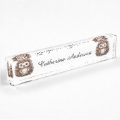 Porte-nom Pour Bureau Hérisson adorable