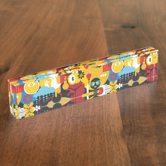 Porte-nom Pour Bureau Heure d'été (Taille)