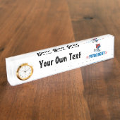 Porte-nom Pour Bureau Hockey sur glace de Personlized (Taille)