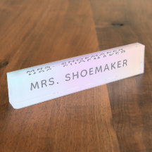 Holographie personnalisée de Rainbow Pastel