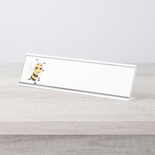 Porte-nom Pour Bureau Honey Bee (Devant)
